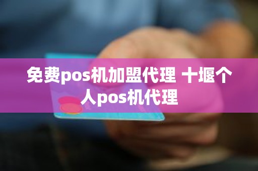 免费pos机加盟代理 十堰个人pos机代理