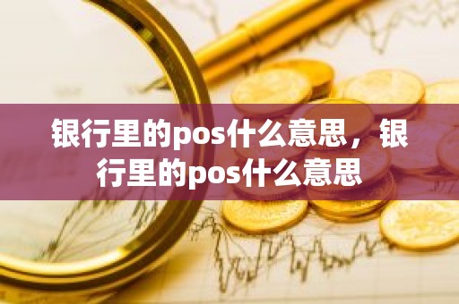 银行里的pos什么意思，银行里的pos什么意思