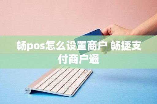 畅pos怎么设置商户 畅捷支付商户通