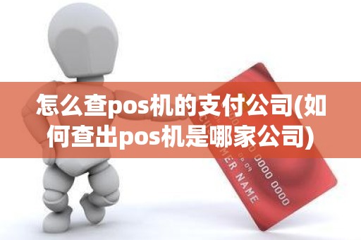 怎么查pos机的支付公司(如何查出pos机是哪家公司)