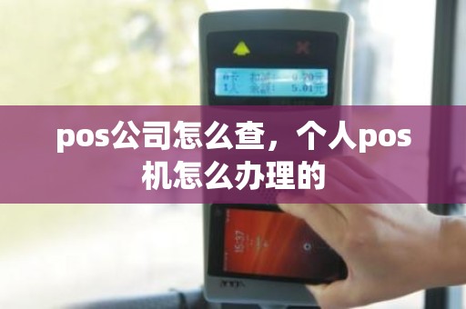 pos公司怎么查，个人pos机怎么办理的