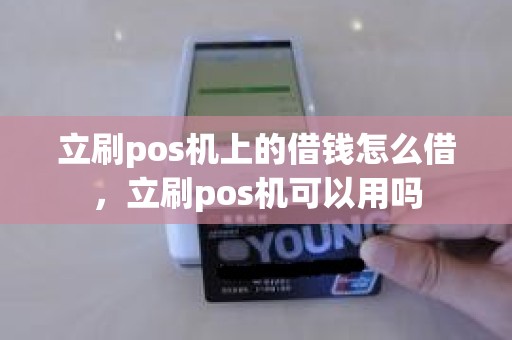 立刷pos机上的借钱怎么借，立刷pos机可以用吗