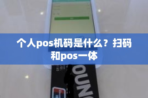 个人pos机码是什么？扫码和pos一体