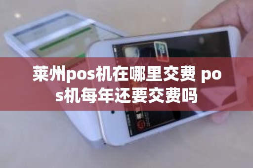 莱州pos机在哪里交费 pos机每年还要交费吗