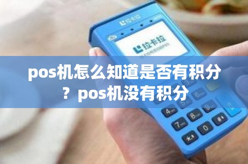 pos机怎么知道是否有积分？pos机没有积分