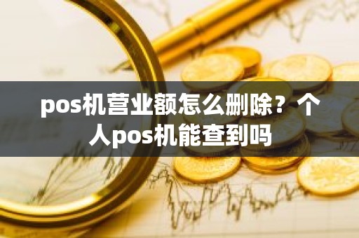 pos机营业额怎么删除？个人pos机能查到吗