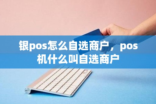 银pos怎么自选商户，pos机什么叫自选商户