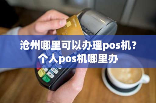 沧州哪里可以办理pos机？个人pos机哪里办