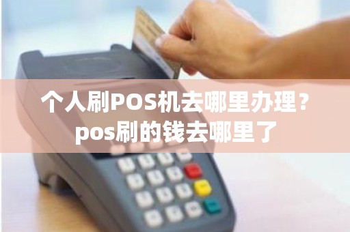 个人刷POS机去哪里办理？pos刷的钱去哪里了