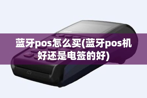 蓝牙pos怎么买(蓝牙pos机好还是电签的好)