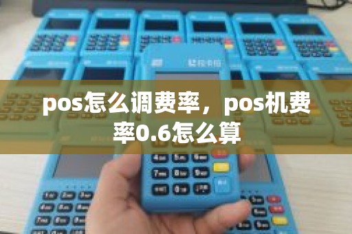 pos怎么调费率，pos机费率0.6怎么算