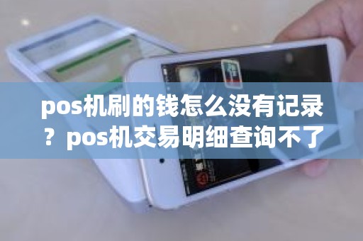 pos机刷的钱怎么没有记录？pos机交易明细查询不了