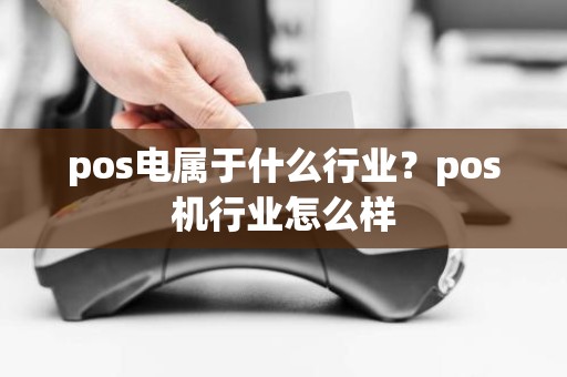 pos电属于什么行业？pos机行业怎么样