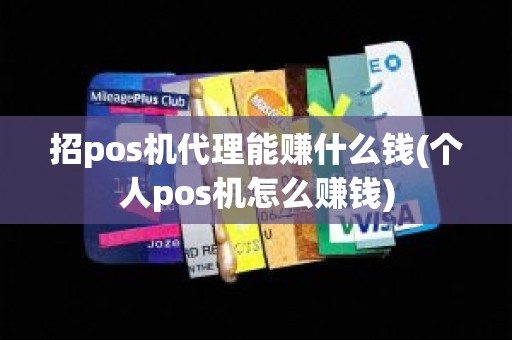 招pos机代理能赚什么钱(个人pos机怎么赚钱)