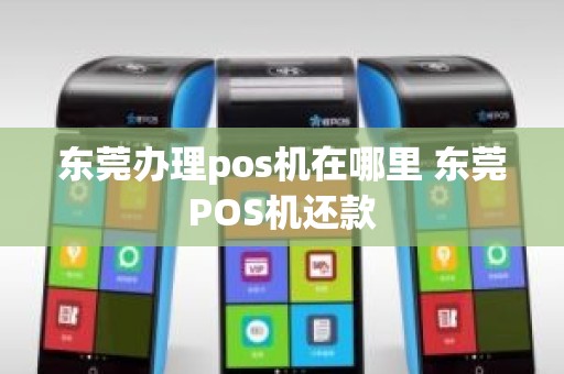 东莞办理pos机在哪里 东莞POS机还款