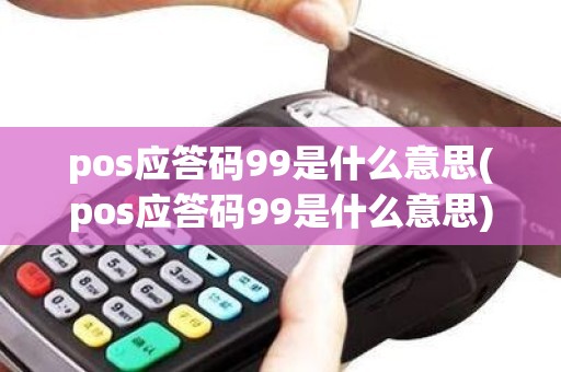 pos应答码99是什么意思(pos应答码99是什么意思)