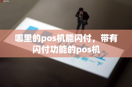 哪里的pos机能闪付，带有闪付功能的pos机