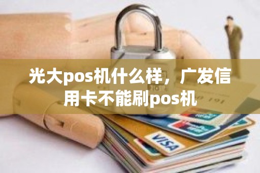 光大pos机什么样，广发信用卡不能刷pos机