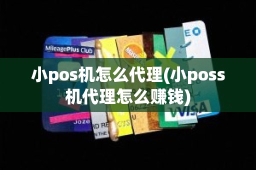 小pos机怎么代理(小poss机代理怎么赚钱)