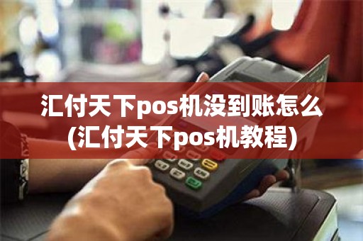 汇付天下pos机没到账怎么(汇付天下pos机教程)