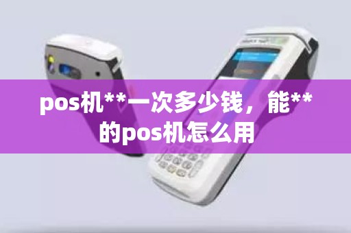 pos机**一次多少钱，能**的pos机怎么用