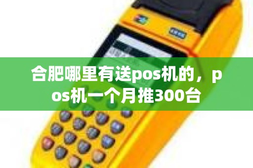 合肥哪里有送pos机的，pos机一个月推300台