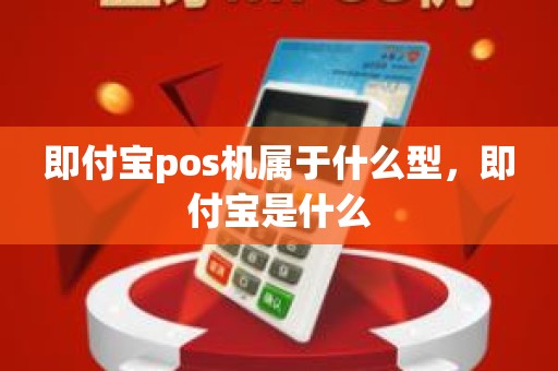 即付宝pos机属于什么型，即付宝是什么