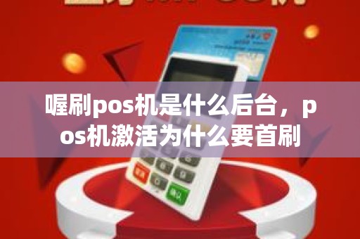 喔刷pos机是什么后台，pos机激活为什么要首刷