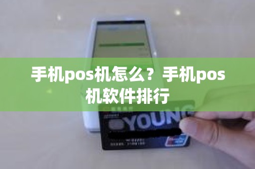 手机pos机怎么？手机pos机软件排行