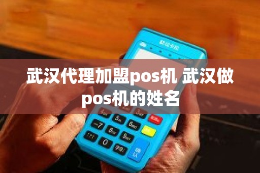 武汉代理加盟pos机 武汉做pos机的姓名