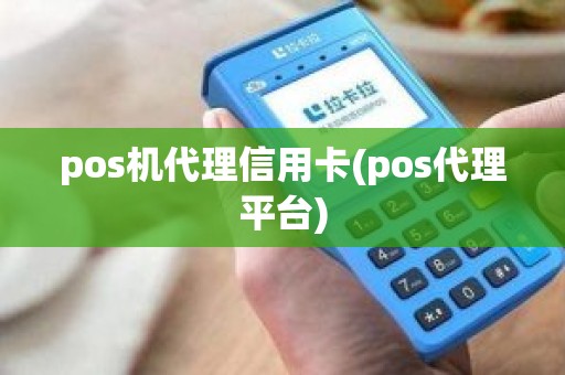 pos机代理信用卡(pos代理平台)