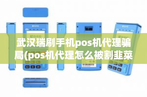 武汉瑞刷手机pos机代理骗局(pos机代理怎么被割韭菜)