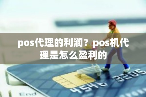 pos代理的利润？pos机代理是怎么盈利的