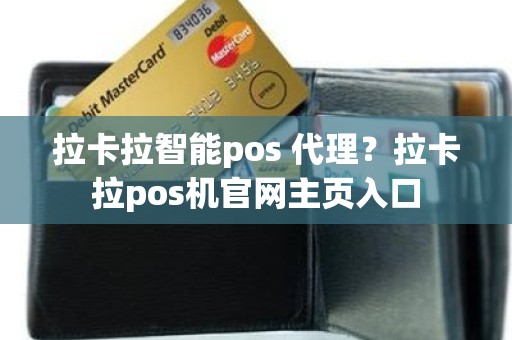 拉卡拉智能pos 代理？拉卡拉pos机官网主页入口