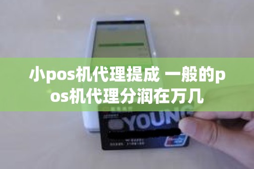 小pos机代理提成 一般的pos机代理分润在万几