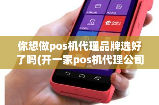 你想做pos机代理品牌选好了吗(开一家pos机代理公司)