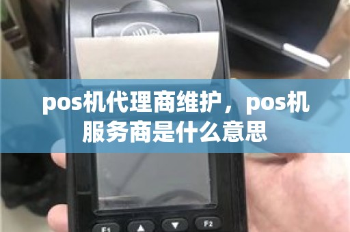 pos机代理商维护，pos机服务商是什么意思