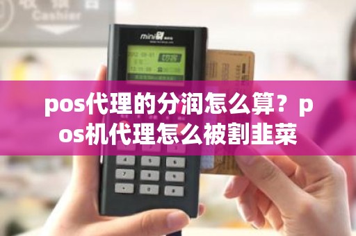 pos代理的分润怎么算？pos机代理怎么被割韭菜