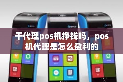 干代理pos机挣钱吗，pos机代理是怎么盈利的