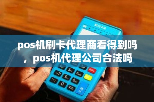 pos机刷卡代理商看得到吗，pos机代理公司合法吗