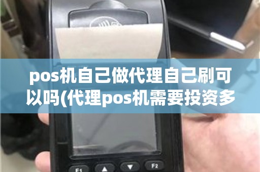 pos机自己做代理自己刷可以吗(代理pos机需要投资多少钱)