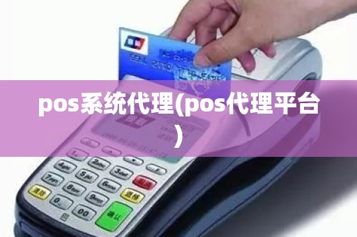 pos系统代理(pos代理平台)