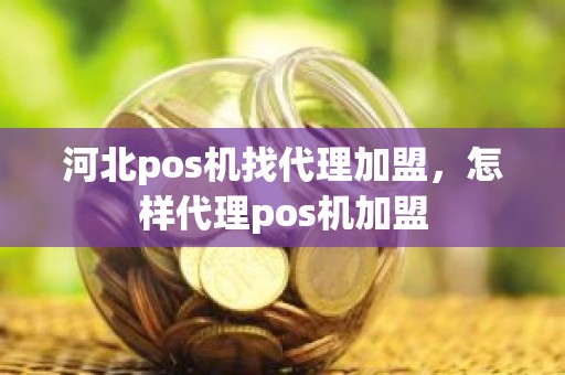 河北pos机找代理加盟，怎样代理pos机加盟