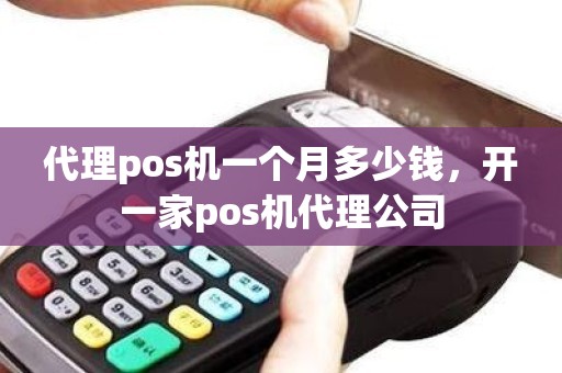 代理pos机一个月多少钱，开一家pos机代理公司