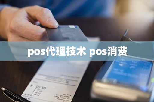 pos代理技术 pos消费