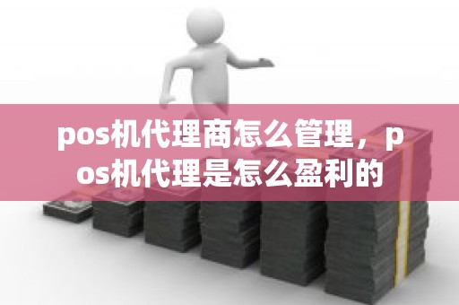 pos机代理商怎么管理，pos机代理是怎么盈利的