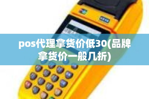 pos代理拿货价低30(品牌拿货价一般几折)