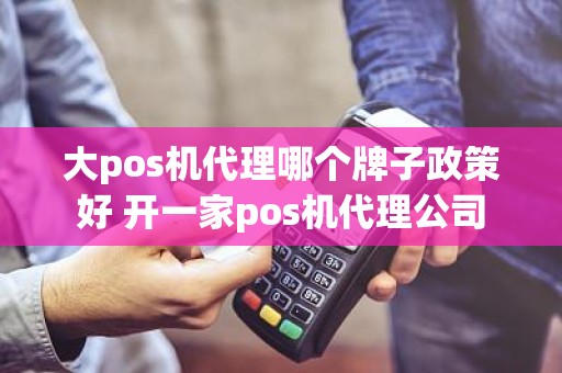 大pos机代理哪个牌子政策好 开一家pos机代理公司