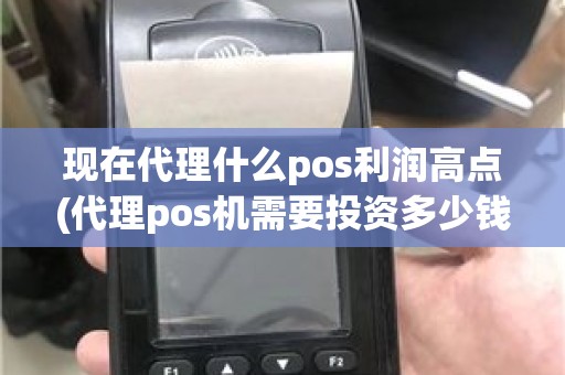 现在代理什么pos利润高点(代理pos机需要投资多少钱)