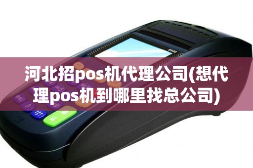 河北招pos机代理公司(想代理pos机到哪里找总公司)